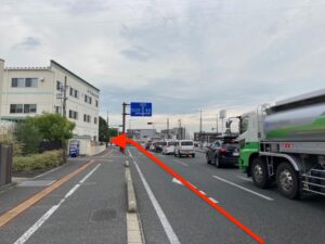 【車でのアクセス】北長瀬駅から仙手道整骨院までー写真2