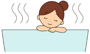 【仙手道整骨院・岡山市】お風呂で温めるー写真１